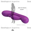  Vibrador con carga usb para estimulacion de punto g y clitoris